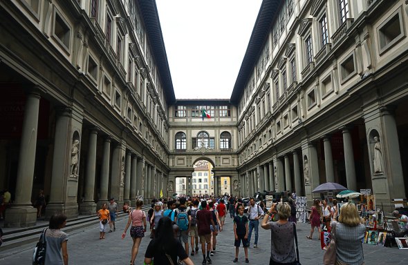 Florence Uffizi galleries